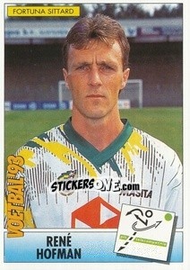 Sticker René Hofman - Voetbal 1992-1993 - Panini