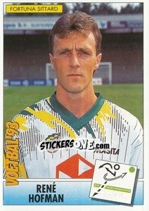 Sticker René Hofman - Voetbal 1992-1993 n. 188 - Panini