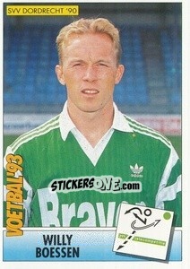 Cromo Willy Boessen - Voetbal 1992-1993 - Panini