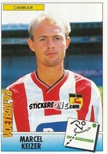 Cromo Marcel Keizer - Voetbal 1992-1993 - Panini