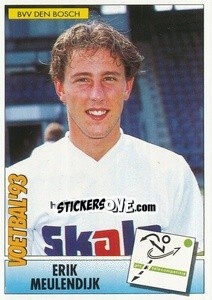 Sticker Erik Meulendijk - Voetbal 1992-1993 - Panini