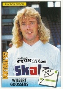 Sticker Wilbert Goossens - Voetbal 1992-1993 n. 217 - Panini