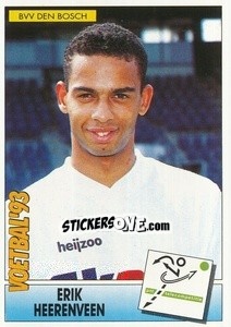 Sticker Erik Heerenveen - Voetbal 1992-1993 - Panini