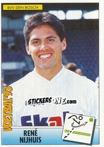 Figurina René Nijhuis - Voetbal 1992-1993 - Panini