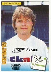 Sticker Dennis Heine - Voetbal 1992-1993 - Panini
