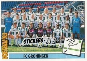 Cromo Team FC Groningen - Voetbal 1992-1993 - Panini