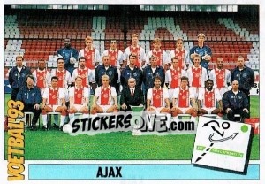 Sticker Team Ajax - Voetbal 1992-1993 n. 240 - Panini