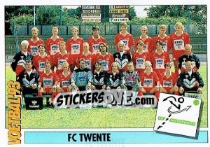 Sticker Team FC Twente - Voetbal 1992-1993 - Panini