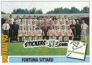 Sticker Team Fortuna Sittard - Voetbal 1992-1993 - Panini