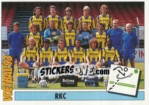 Figurina Team RKC - Voetbal 1992-1993 n. 247 - Panini