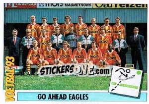 Sticker Team Go Ahead Eagles - Voetbal 1992-1993 n. 253 - Panini