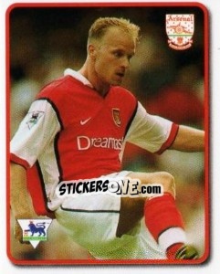 Figurina Dennis Bergkamp - F.A. Premier League SuperStars 1999-2000 - Topps