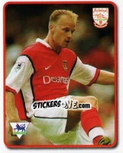 Sticker Dennis Bergkamp - F.A. Premier League SuperStars 1999-2000 n. 3 - Topps