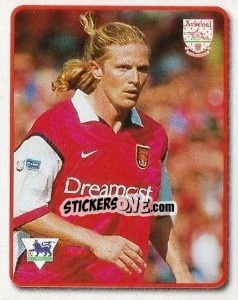 Sticker Emmanuel Petit - F.A. Premier League SuperStars 1999-2000 n. 5 - Topps