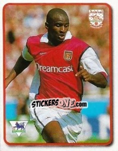 Sticker Patrick Vieira - F.A. Premier League SuperStars 1999-2000 n. 7 - Topps