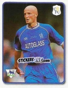 Sticker Frank Leboeuf - F.A. Premier League SuperStars 1999-2000 n. 21 - Topps