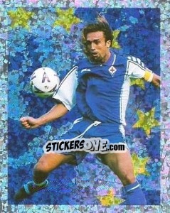 Figurina Gabriel Batistuta - F.A. Premier League SuperStars 1999-2000 - Topps