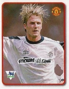 Sticker David Beckham - F.A. Premier League SuperStars 1999-2000 n. 65 - Topps