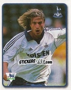 Sticker David Ginola - F.A. Premier League SuperStars 1999-2000 n. 95 - Topps
