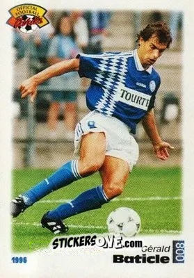 Sticker Gerald Baticle - U.N.F.P. Football Cards 1995-1996 n. 8 - Panini