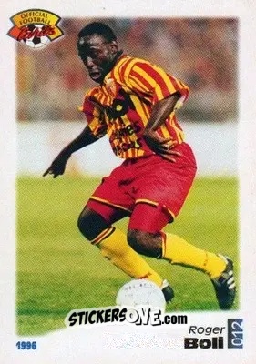 Sticker Roger Boli - U.N.F.P. Football Cards 1995-1996 n. 12 - Panini