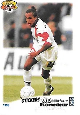 Figurina Thierry Bonalair - U.N.F.P. Football Cards 1995-1996 n. 13 - Panini