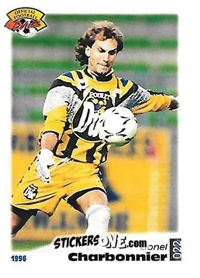 Sticker Lionel Charbonnier - U.N.F.P. Football Cards 1995-1996 n. 22 - Panini