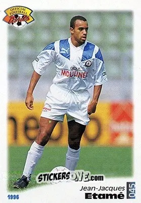 Cromo Jean-Jacques Etame - U.N.F.P. Football Cards 1995-1996 n. 45 - Panini