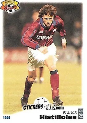 Cromo Franck Histilloles - U.N.F.P. Football Cards 1995-1996 n. 55 - Panini
