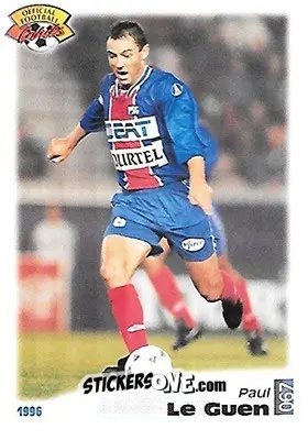 Sticker Paul Le Guen - U.N.F.P. Football Cards 1995-1996 n. 67 - Panini