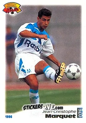 Sticker Jean-Christophe Marquet - U.N.F.P. Football Cards 1995-1996 n. 76 - Panini