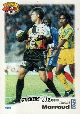 Figurina David Marraud - U.N.F.P. Football Cards 1995-1996 n. 77 - Panini