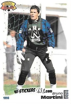 Sticker Bruno Martini - U.N.F.P. Football Cards 1995-1996 n. 78 - Panini