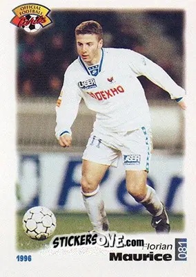 Sticker Florian Maurice - U.N.F.P. Football Cards 1995-1996 n. 81 - Panini