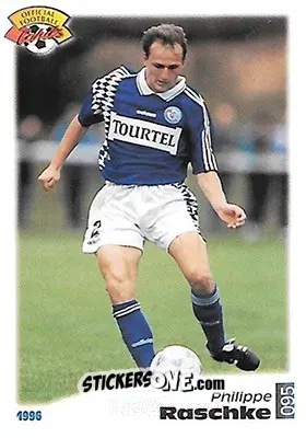 Cromo Philippe Raschke - U.N.F.P. Football Cards 1995-1996 n. 95 - Panini