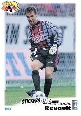 Cromo Christophe Revault - U.N.F.P. Football Cards 1995-1996 n. 96 - Panini