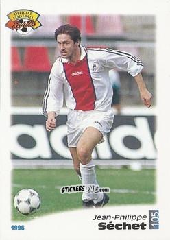 Cromo Jean-Philippe Sechet - U.N.F.P. Football Cards 1995-1996 n. 105 - Panini