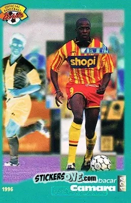 Sticker Aboubacar Camara - U.N.F.P. Football Cards 1995-1996 n. 124 - Panini