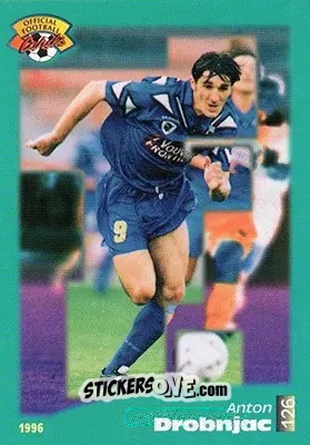 Figurina Anton Drobnjac - U.N.F.P. Football Cards 1995-1996 n. 126 - Panini