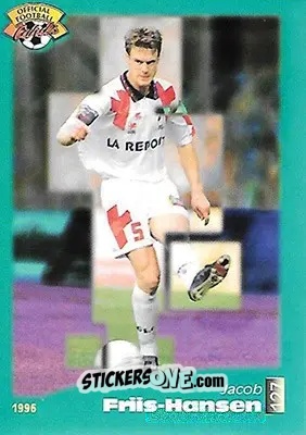Figurina Jacob Friis-Hansen - U.N.F.P. Football Cards 1995-1996 n. 127 - Panini