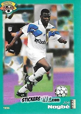 Sticker Joe Nagbe - U.N.F.P. Football Cards 1995-1996 n. 131 - Panini