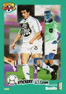 Figurina Moussa Saib - U.N.F.P. Football Cards 1995-1996 n. 135 - Panini