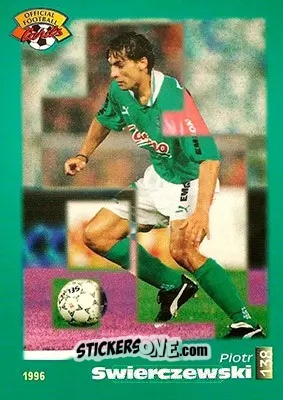 Sticker Piotr Swerczewski - U.N.F.P. Football Cards 1995-1996 n. 138 - Panini