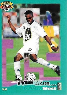 Sticker Taribo West - U.N.F.P. Football Cards 1995-1996 n. 140 - Panini