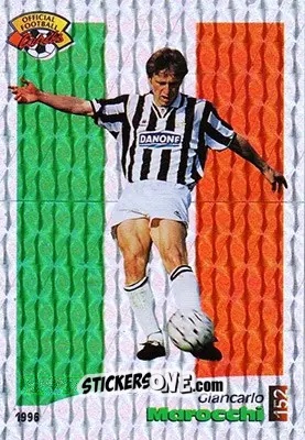 Sticker Giancarlo Marocchi - U.N.F.P. Football Cards 1995-1996 n. 152 - Panini