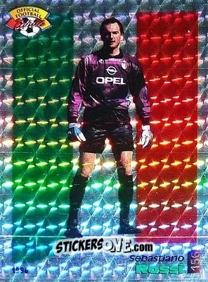 Sticker Sebastiano Rossi - U.N.F.P. Football Cards 1995-1996 n. 156 - Panini