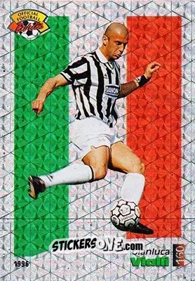 Sticker Gianluca Vialli - U.N.F.P. Football Cards 1995-1996 n. 160 - Panini
