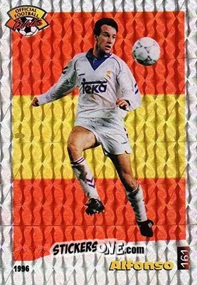 Cromo Alfonso - U.N.F.P. Football Cards 1995-1996 n. 161 - Panini