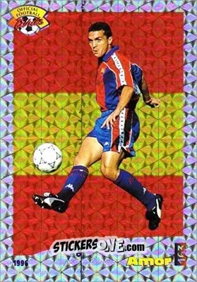 Cromo Amor - U.N.F.P. Football Cards 1995-1996 n. 163 - Panini