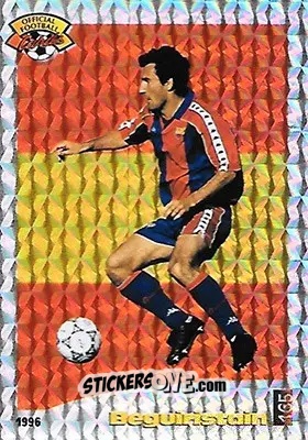 Sticker Beguristan - U.N.F.P. Football Cards 1995-1996 n. 165 - Panini
